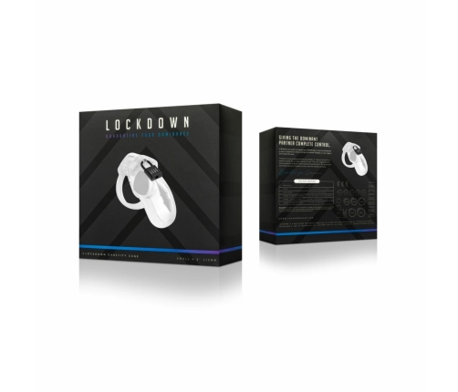 Lockdown Clear Small Restraint Cage Set with Adjustable Rings