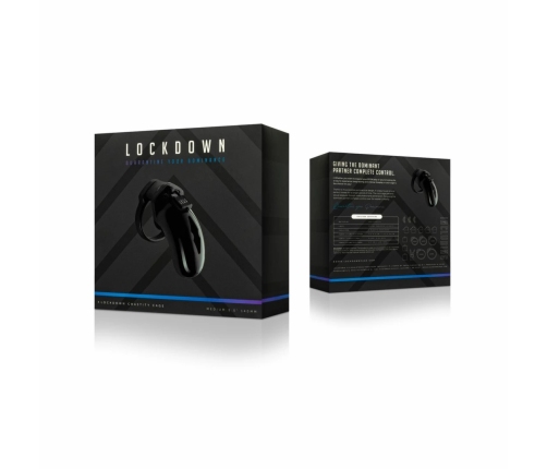 Shots Lockdown Intimate Retention Cage Medium - 5 Adjustable Rings Set
