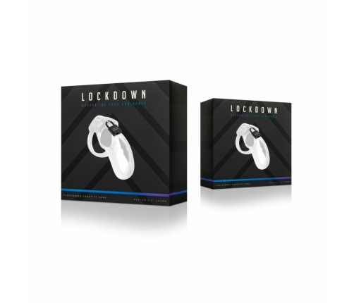 Master Series Lockdown Secure Cage Clear Medium Adjustable Fit
