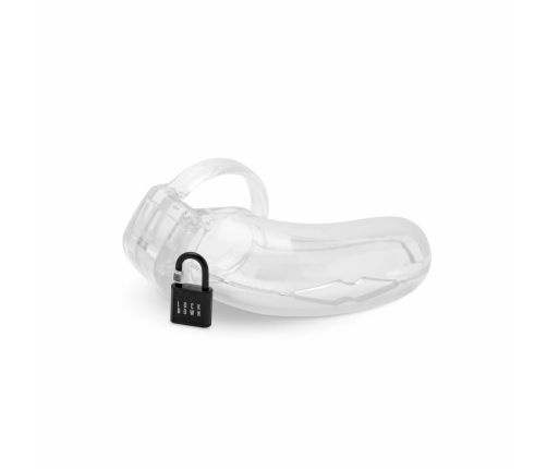 Shots Lockdown Transparent Intimate Cage Large Adjustable Set