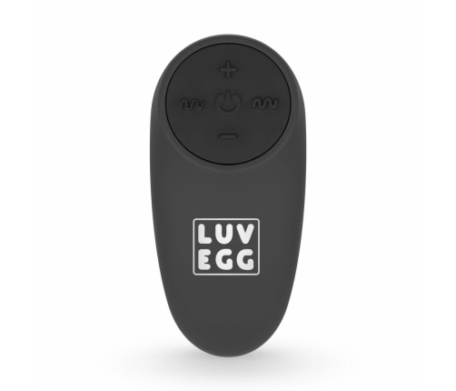 LUV EGG Black Wireless Silicone Intimate Device with 10 Modes