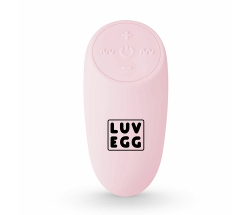 LUV EGG Pink Wireless Silicone Vibration System, 12 Modes, Waterproof