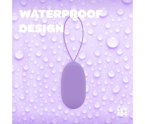 Easytoys Luv Egg XL Purple - Remote-Controlled Silicone Intimate Device