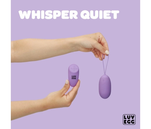 Easytoys Luv Egg XL Purple - Remote-Controlled Silicone Intimate Device