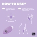 Easytoys Luv Egg XL Purple - Remote-Controlled Silicone Intimate Device