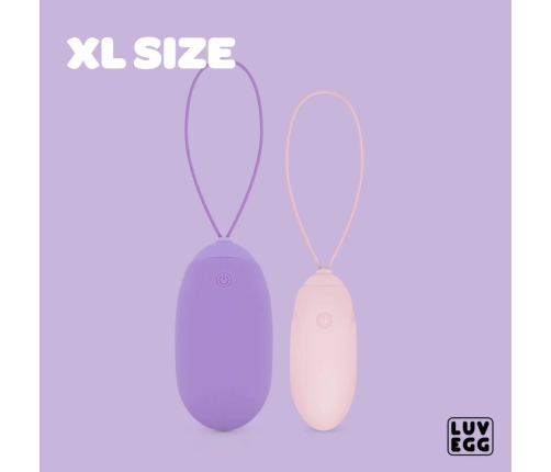 Easytoys Luv Egg XL Purple - Remote-Controlled Silicone Intimate Device