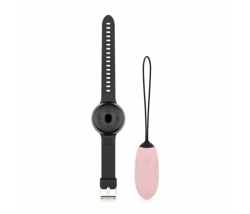 LUV EGG Pink Wireless Silicone Intimate Device with Watch Remote