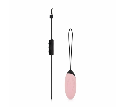 LUV EGG Pink Wireless Silicone Intimate Device with Watch Remote
