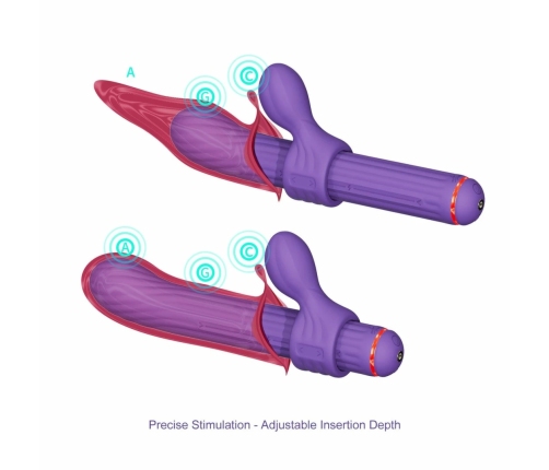 OTOUCH Magic Stick S1 Purple - Modular Intimate Machine with 4 Attachments