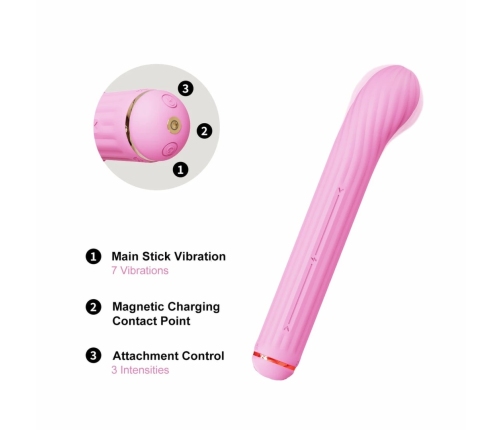 OTOUCH Magic Stick S1 Pink - Modular Waterproof Stimulation System