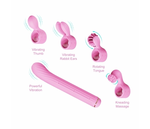OTOUCH Magic Stick S1 Pink - Modular Waterproof Stimulation System