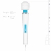 My Magic Wand Blue - 6-Speed Professional Massager, 32cm, Silicone