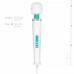 MyMagicWand Turquoise - Powerful Multi-Speed Massager, EU Plug