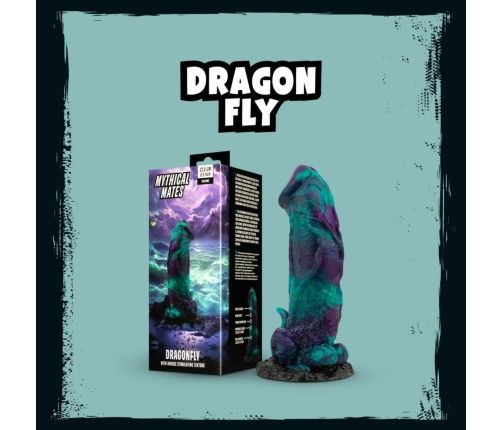 Mythical Mates Dragonfly Model Intimate Toy Purple-Green Large