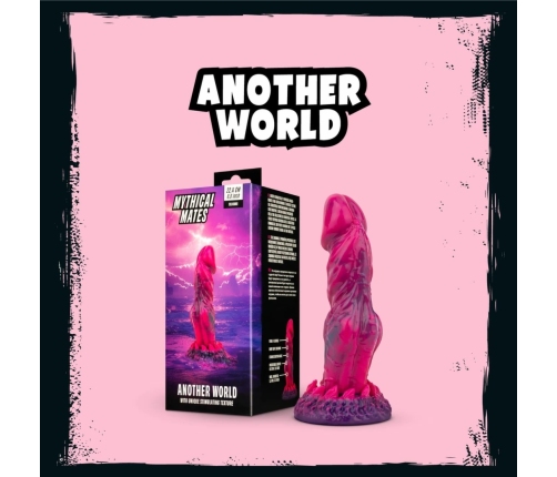 Mythical Mates Another World Model Pink & Purple Suction Base 20cm