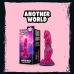 Mythical Mates Another World Model Pink & Purple Suction Base 20cm