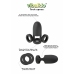 Viballdo Viballdo™ Black - Vibrating Intimate Device with Adjustable Fit