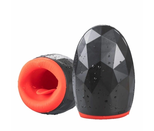 NINJA Intimate Machine with Warming & Vibration, Waterproof, Black