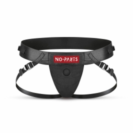 No-Parts Jordan Adjustable Intimate Harness, Flexible Size, Black