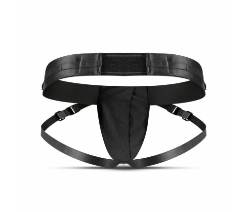 No-Parts Jordan Adjustable Intimate Harness, Flexible Size, Black