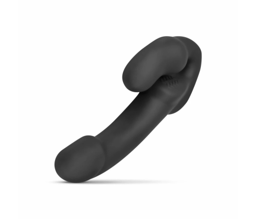 NO-PARTS Morgan Strapless Intimate System 22cm Black Silicone