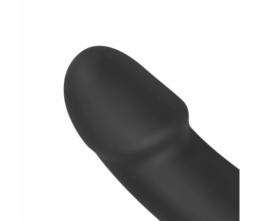 NO-PARTS Morgan Strapless Intimate System 22cm Black Silicone