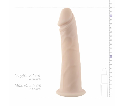 NO-PARTS Cameron Hollow Intimate Extension 22 cm Silicone Black