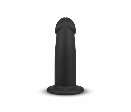 NO-PARTS Charlie Silicone Intimate Device 14.5 cm Black with Suction Base