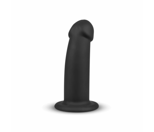 NO-PARTS Charlie Silicone Intimate Device 14.5 cm Black with Suction Base