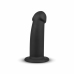 NO-PARTS Charlie Silicone Intimate Device 14.5 cm Black with Suction Base