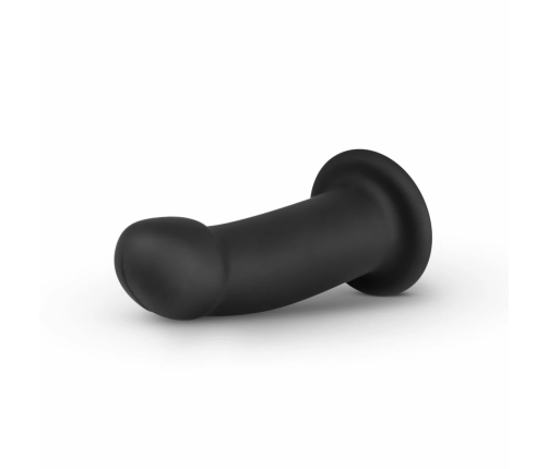 NO-PARTS Charlie Silicone Intimate Device 14.5 cm Black with Suction Base