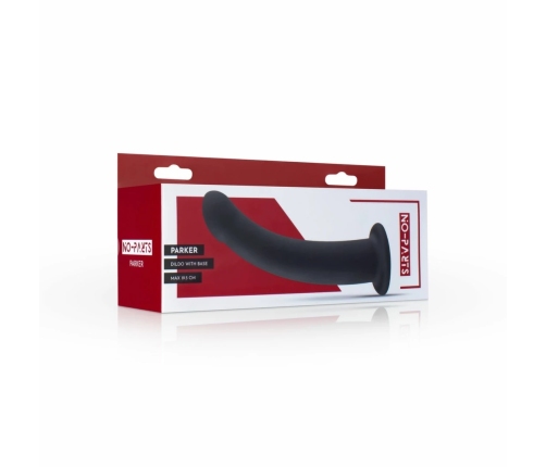 No-Parts Parker Intimate Silicone Model 19.5 cm Black Ergonomic Curve