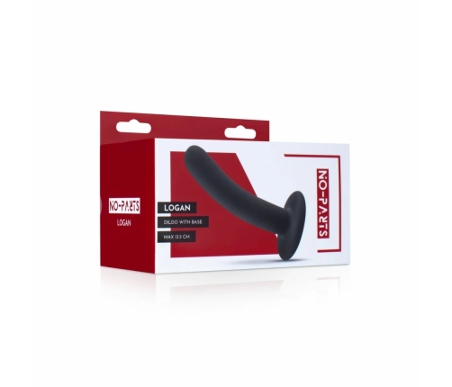 NO-PARTS Logan Model 13.5 cm Black Silicone Intimate Accessory