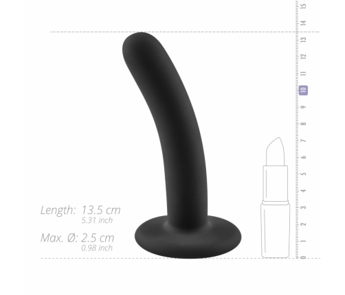 NO-PARTS Logan Model 13.5 cm Black Silicone Intimate Accessory