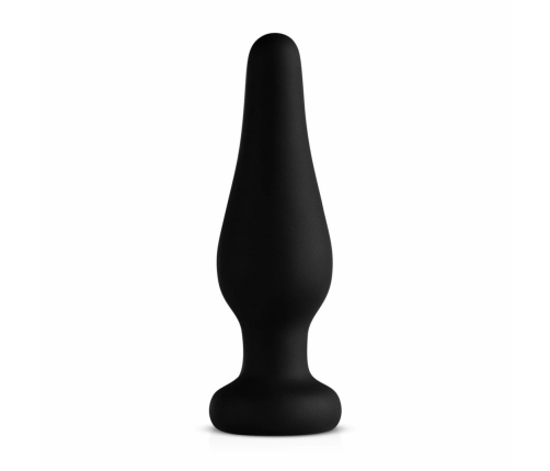 EasyToys Kesia Anal Plug Set 3-Piece, Black, Graduated Sizes, Silicone