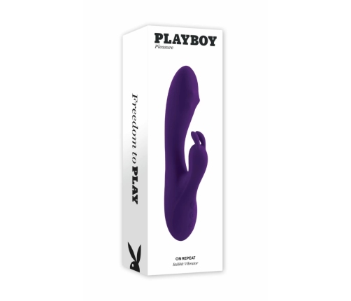Evolved On Repeat Intimate Massager Dual Action Purple Silicone