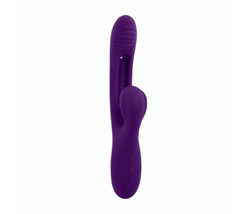 Evolved The Thrill Rechargeable Silicone Massager Purple, 14 Modes