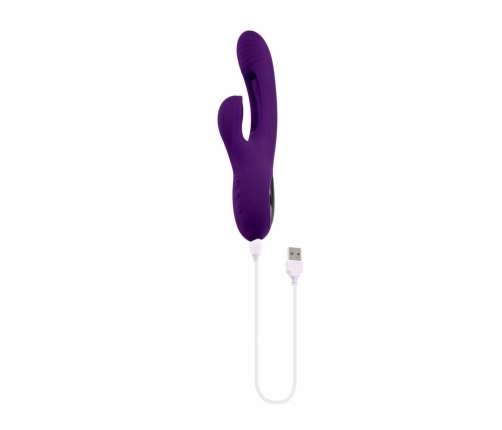 Evolved The Thrill Rechargeable Silicone Massager Purple, 14 Modes