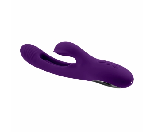 Evolved The Thrill Rechargeable Silicone Massager Purple, 14 Modes