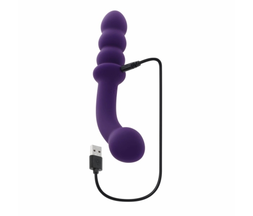 Evolved The Seeker Dual-Ended Vibrating Silicone Device Purple