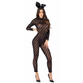 Playboy Lingerie Bunny 2-Piece Set Black - Iconic Logo & Ears