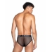 Playboy Dark Room Briefs for Men - Black Anatomical Design, Comfortable Fit