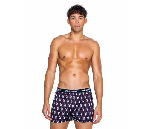 Playboy Lingerie Champion Boxer Black - Breathable Men's Underwear M