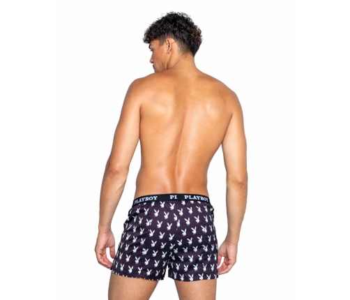 Playboy Lingerie Champion Boxer Black - Breathable Men's Underwear M