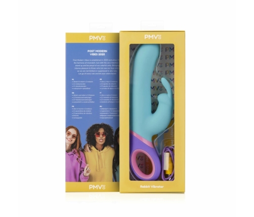 Meta Rabbit Vibrator Multicolour - Triple Motor, 12 Rotations, 13 Vibrations