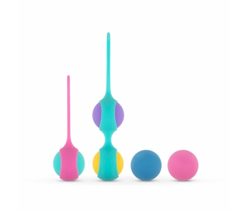 Vita Kegel Ball Set - Multicolor Pelvic Floor Training System, Silicone