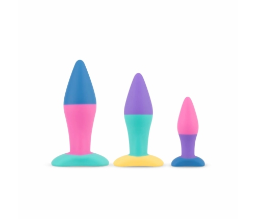 Koda Silicone Anal Training Set 3 Sizes Colorful Design