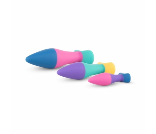 Koda Silicone Anal Training Set 3 Sizes Colorful Design