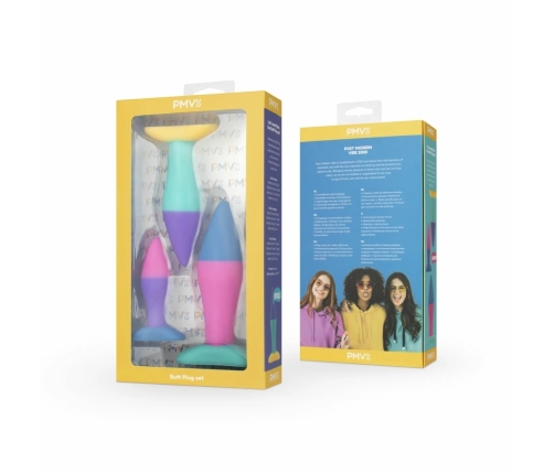Koda Silicone Anal Training Set 3 Sizes Colorful Design