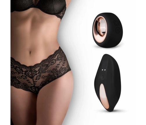 PantyRebel Vibrating BoyShort Intimate System Black Size M/L